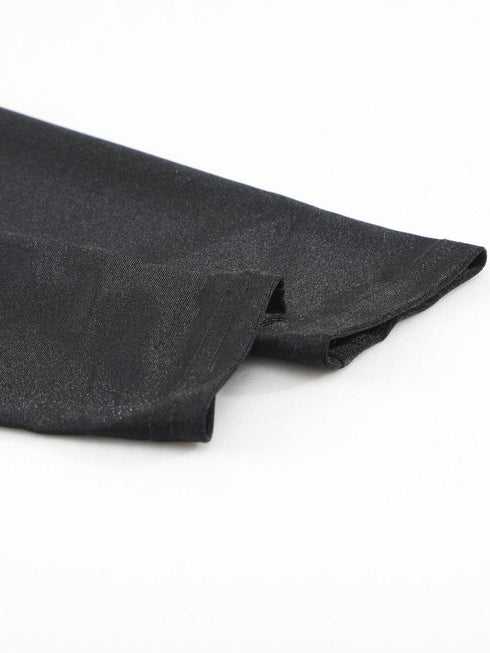 Chic Black Leggings with Waist Cincher - Active Style