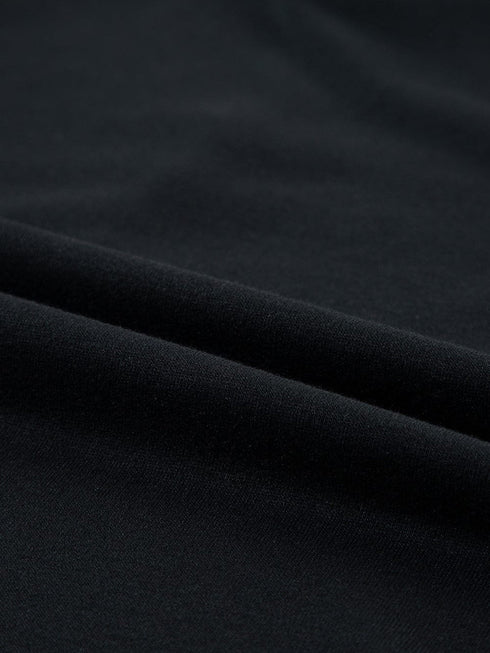 Chic Black Ruffle Sleeve Mini Shift Dress