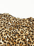 Chic Leopard Print A-line Mini Dress