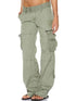 Chic Women's Black, Pink & Wine Tactical Cargo Pants