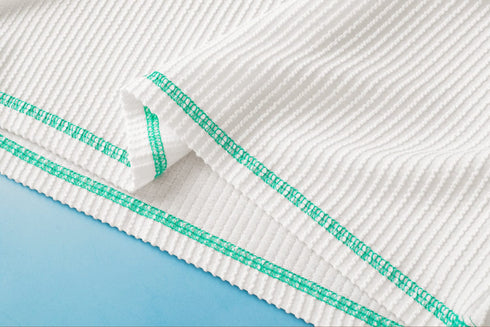 Colorblock Raglan Sleeve Textured White Henley T-shirt