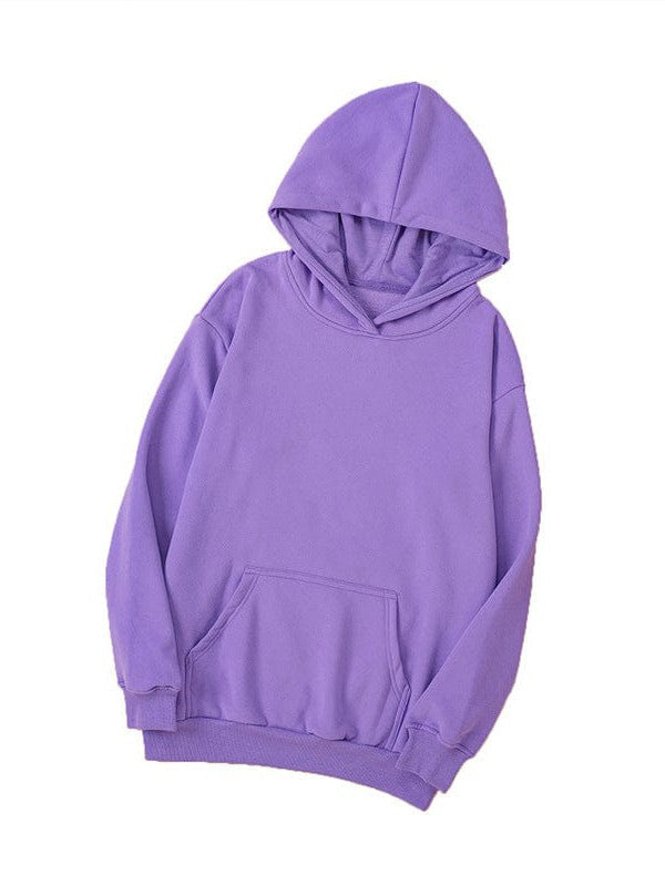 Comfy Loose Fit Women's Hoodie with Pockets in Various Colors and Sizes