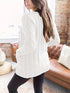 Cozy Cable Knit Button-Front Long Sleeve Cardigan