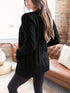 Cozy Cable Knit Button-Front Long Sleeve Cardigan
