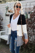 Cozy Cable Knit Button-Front Long Sleeve Cardigan