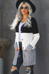 Cozy Cable Knit Button-Front Long Sleeve Cardigan