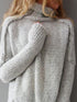 Cozy Crochet Knit Turtleneck Sweater for Women