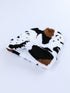 Cozy Knit Cow Print Beanie for Winter Chic