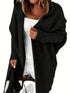 Cozy Oversized Loose Long Sleeve Hooded Knitted Cardigan