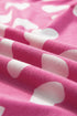 Cozy Pink Heart Print Lounge Set for Romantic Nights