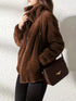 Cozy Teddy Fashionable Zip Up Warm Coat