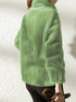 Cozy Teddy Fashionable Zip Up Warm Coat