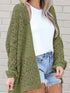 Crochet Loose Long Sleeve Knitted Sweater Cardigan