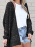 Crochet Loose Long Sleeve Knitted Sweater Cardigan