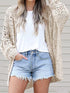 Crochet Loose Long Sleeve Knitted Sweater Cardigan