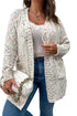 Crochet Loose Long Sleeve Knitted Sweater Cardigan