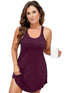 Curve Hem Tank Nightdress with Round Neck for Plus Size Women