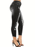 Curvy High Waist Ripped Raw Hem Cropped Skinny Denim Jeans