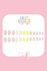 Pink Easter Bunny Cute Nail Stickers 24pieces/ Set