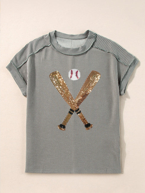 medium-grey-sequin-baseball-pattern-ribbed-knit-crewneck-t-shirt