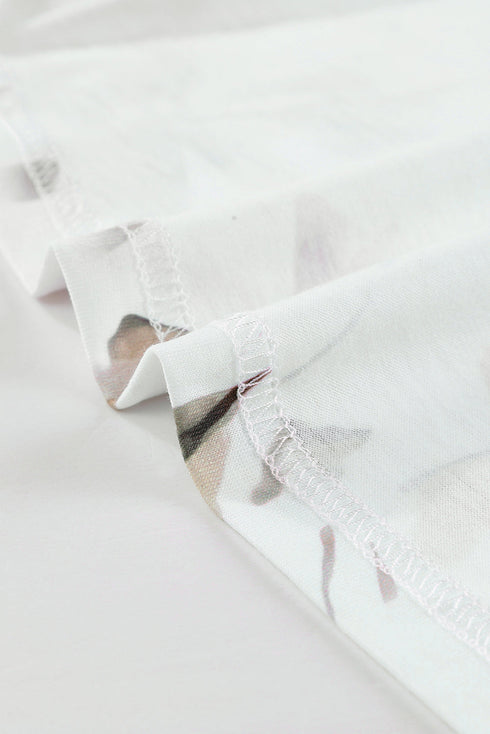 printed-lace-up-lapel-waist-short-sleeved-midi-dress