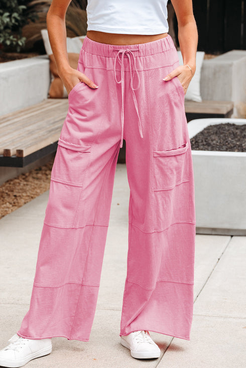 wide leg cargo pants womens