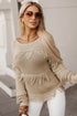 khaki-boho-tasseled-knitted-sweater