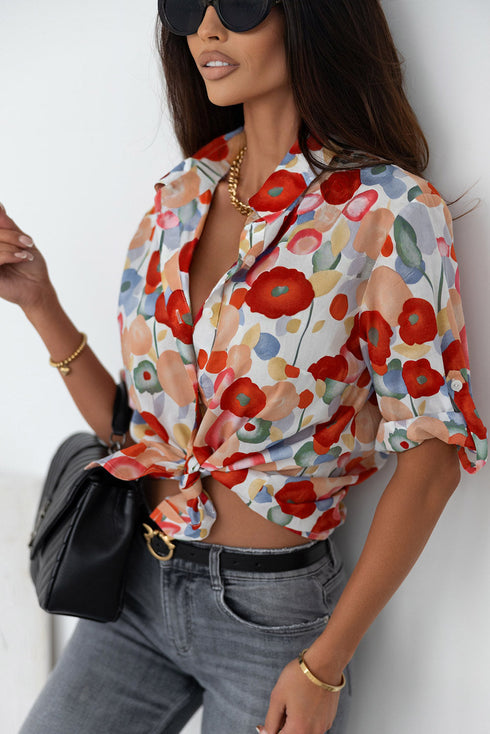 womens-blouses-ink-flower-lapel-long-sleeve-blouse