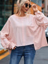 pink-exposed-seam-chest-pocket-loose-sleeve-oversized-top
