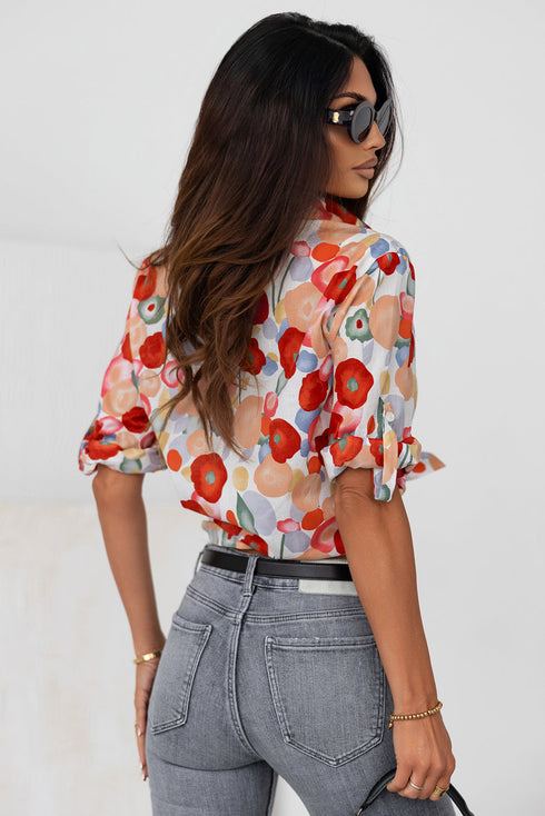 womens-blouses-ink-flower-lapel-long-sleeve-blouse