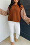 Brown Stripe top