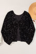 black-sequin-long-sleeve-cutout-back-top