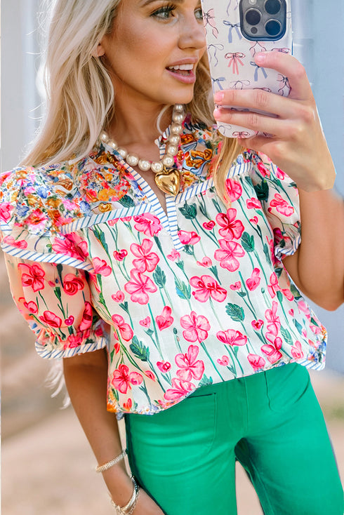 short sleeve blouses for women