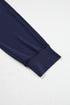 Navy Blue Drawstring Elastic Waistband Pocketed Joggers