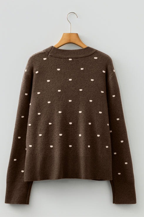 polka dot sweater