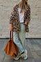 brown leopard cardigan