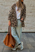 brown leopard cardigan