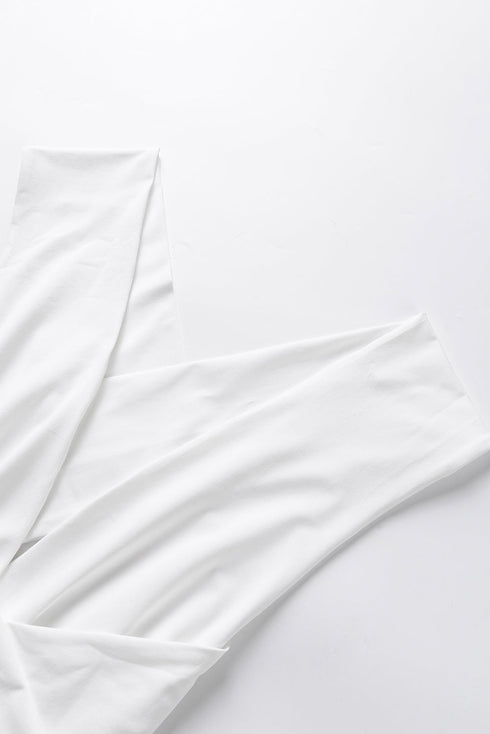 elegant-solid-deep-v-neck-split-dress