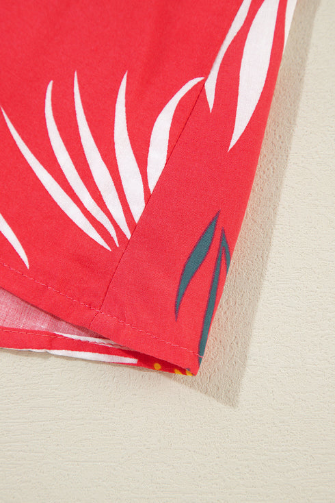 casual-chic-plaid-snowflake-print-notched-neck-jumpsuit1700027176601