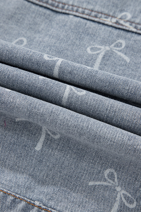 Raw Hem Denim Jacket