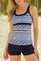 monochrome-geometry-print-sporty-tankini-swimsuit