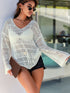 white-hollow-out-crochet-v-neck-pullover-sweater
