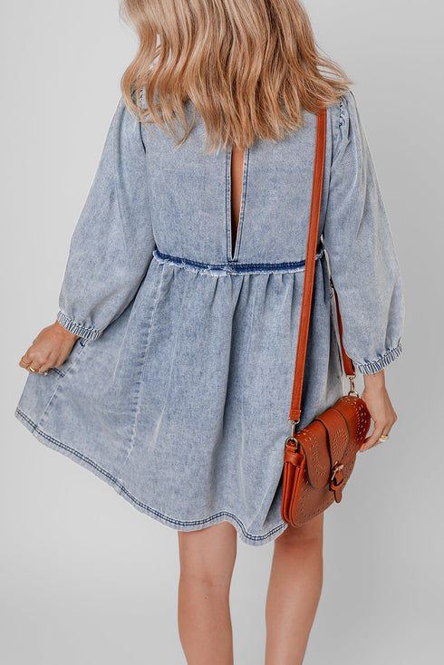 denim t shirt dress