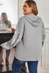 plus size hooded top