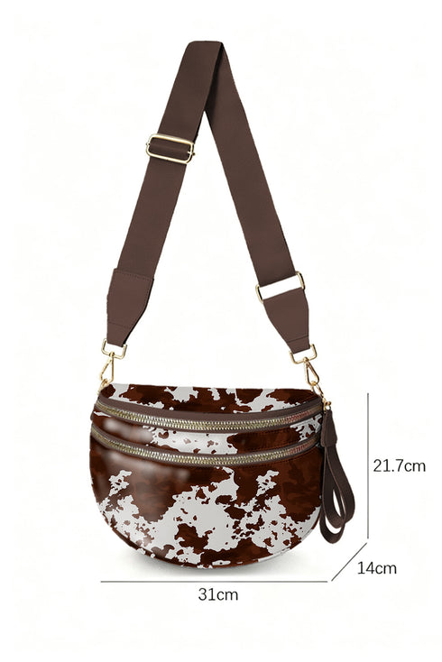 cow print crossbody bag