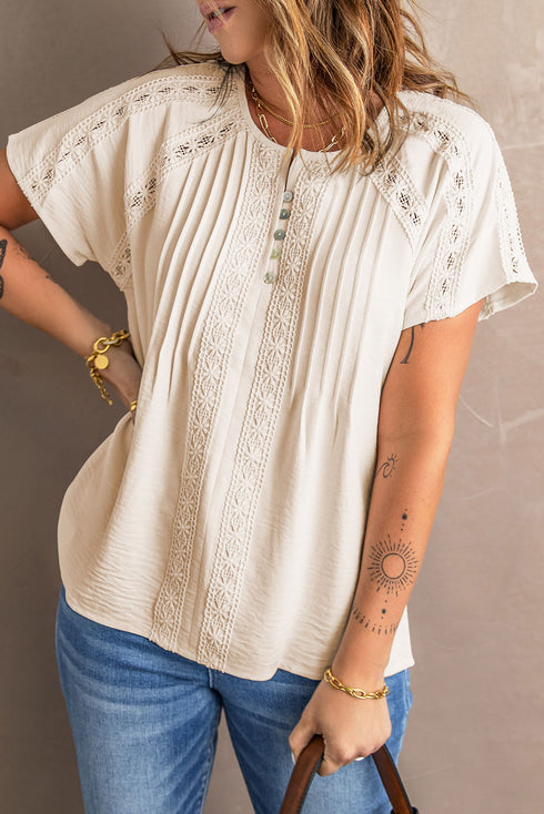 womens-t-shirts-solid-twist-button-fashion-short-sleeve-t-shirt