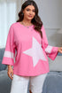 pink top plus size