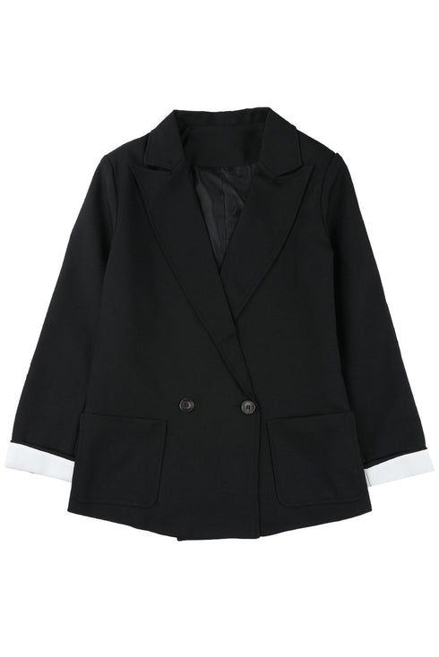 color-block-open-front-blazer-elegant-lapel-long-sleeve-outerwear-womens-clothing