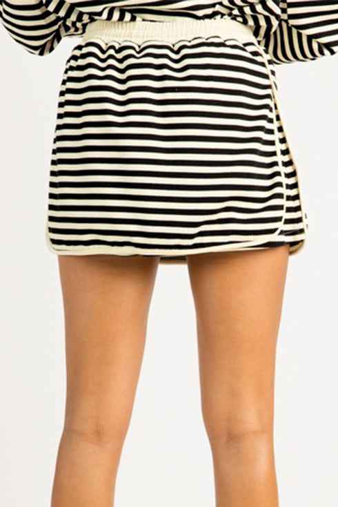 stripe skirt set