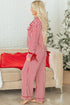 striped pajama set